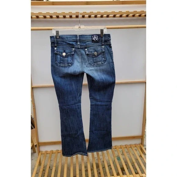 HP Rock and Republic Flap Button Back Pocket Embellished Denim‎ Bootcut Jeans